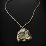 Flawless Fossil Set |Pyrite fossil Necklace|Pyrite fossilBracelet|Pyrite fossil Ring|Set|Yakubu Design Image 3