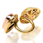 Ears Cry Agate 18k Gold-Plated Earrings | Agate Love Agate, 18k Gold |Set Yakubu Design Image 8
