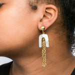 Shell Brass Earing | Helo | Yakubu Design 1