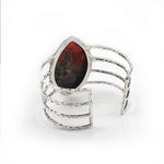 Rodhochrosite Silver Necklace|Rodhochrosite Silver Bracelet|Set image 7
