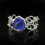 Lapis| Lapis lazuli Silver Bracelet | Lapis Lazuli Choker Necklace | Keynite Set Earing | Yakubu Design 3