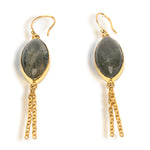 Ears Cry Agate 18k Gold-Plated Earrings | Agate Love Agate, 18k Gold |Set Yakubu Design Image 9