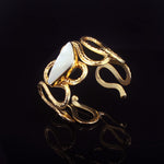 Serpent Set 18k gold plating Choker Shell |18k gold plating Bracelet Shell |18k gold plating Ring Shell| Image 5