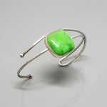 Gaspeite Silver Bracelet Gaspeite Silver Ring Set 13 | Yakubu Design image 4