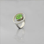 Gaspeite Silver Bracelet Gaspeite Silver Ring Set 13 | Yakubu Design image 3