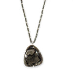 Flawless Fossil Set |Pyrite fossil Necklace|Pyrite fossilBracelet|Pyrite fossil Ring|Set|Yakubu Design Image 8
