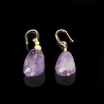 Harmony Squared | Rose Quartz, Rose Gold-Plated Silver Earing | Yakubu Design | Image 3