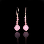 Pink Susan | RoseQuartz, Rose Gold-Plated Silver Necklace | RoseQuartz, Rose Gold-Plated Silver Earing | Yakubu Design | Yakubu Design Image 3