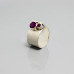 Suglite Silver Bracelet Amethys Silver Ring Set 11 | Yakubu Design Image 3