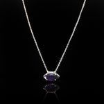 February Set | Amethyst Silver Necklace | Amethyst Silver Earing | Amethyst Silver Ring | Yakubu Design | Image 3