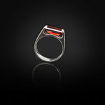 Red Wine | Garnet Silver 925 Ring | Yakubu Design | Image 2