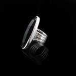 Siren Set | Cornelian Silver  Earing |  Onyx Silver Ring | Yakubu Design | Image 4
