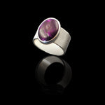 Chaorite Stone Necklace Silver | Sugilite Stone Ring Silver | Set | Yakubu Design | Image 5