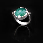 "Celadon Set" Silver Chalcedony Earing | Silver Chalcedony Ring | Yakubu Design | Image 2