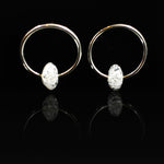  Glow Hoops | Crystal Silver Earing | Yakubu Design | Image 2